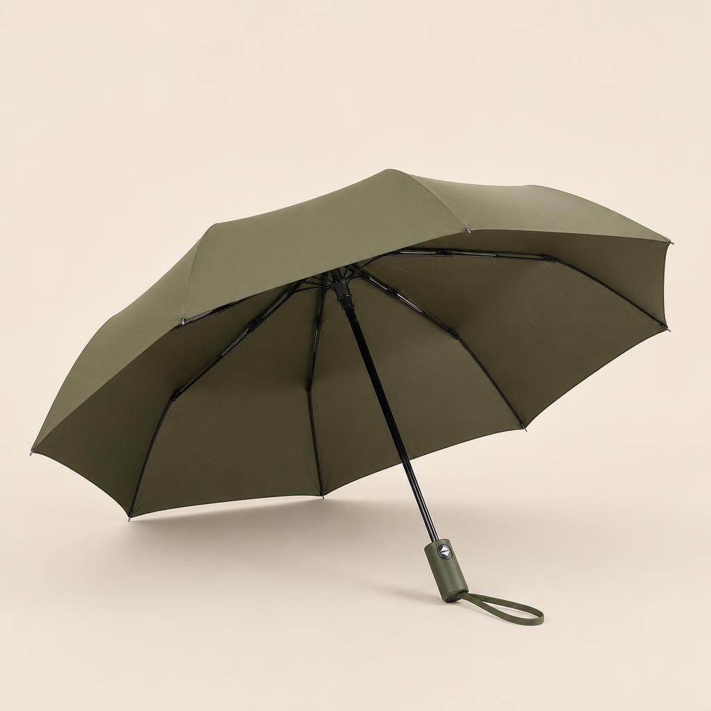 Olive Green Auto Open Umbrella